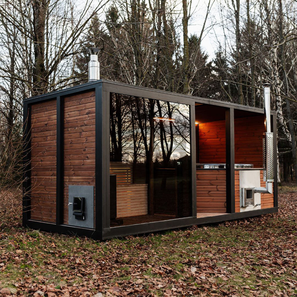 2 în 1 – saună și ciubăr Modulară Spa