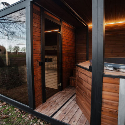 2 în 1 – saună și ciubăr Modulară Spa