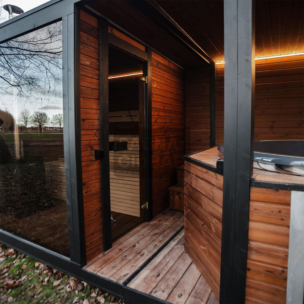 2 în 1 – saună și ciubăr Modulară Spa