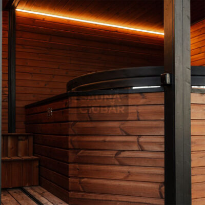 2 în 1 – saună și ciubăr Modulară Spa
