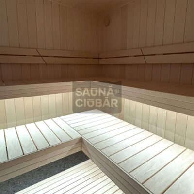 Sauă tip cadru HIDEAWAY cu terasă, izolat, 240×520